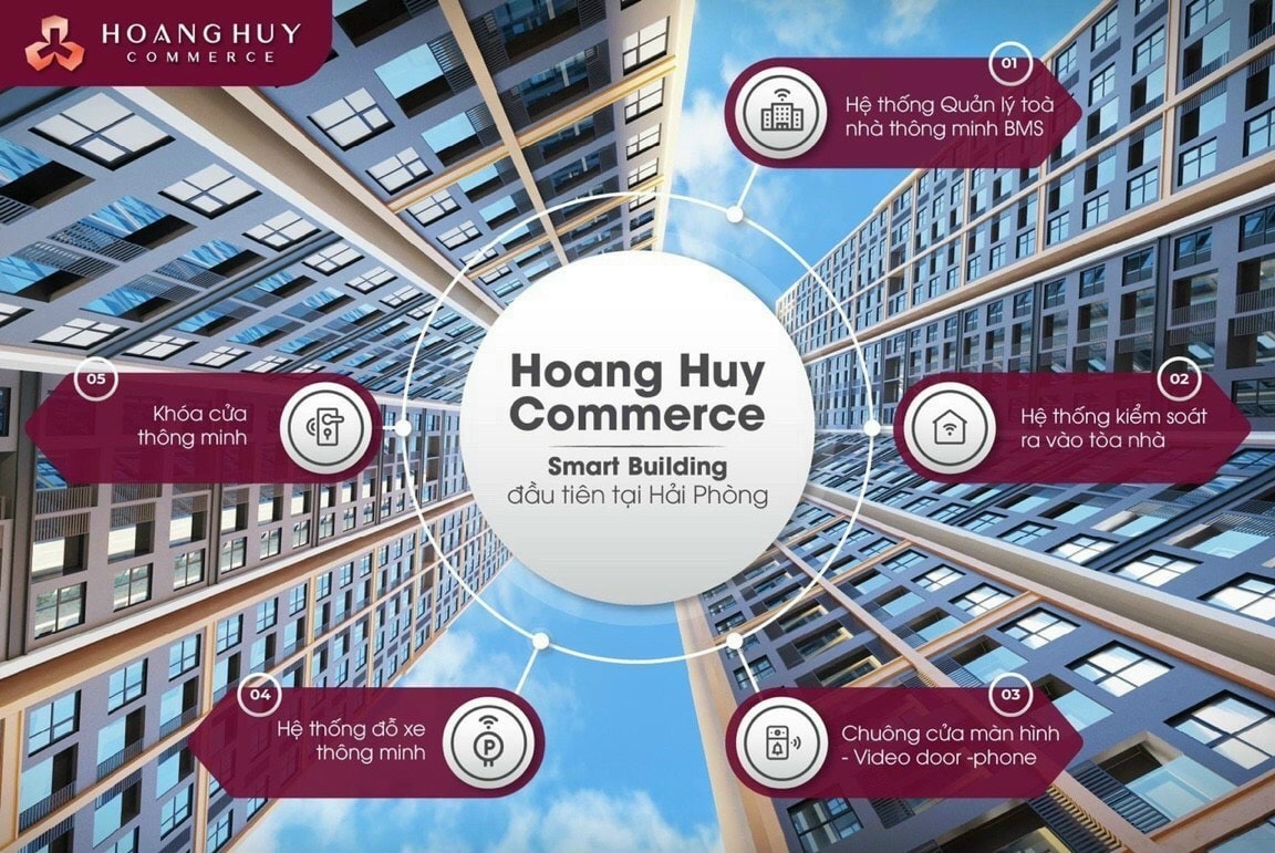 Hoàng Huy Commerce - toà nhà công nghệ 4.0 đầu tiên tại Hải Phòng
