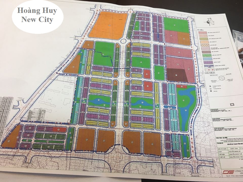 Mặt bằng dự án Hoàng Huy New City